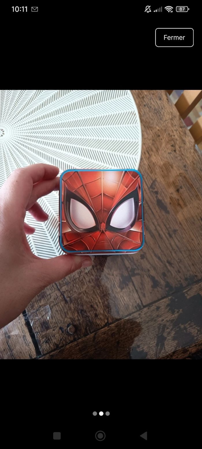 Petite boîte de rangement spiderman - photo numéro 2