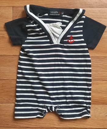 Bodyshort Marin 3 mois