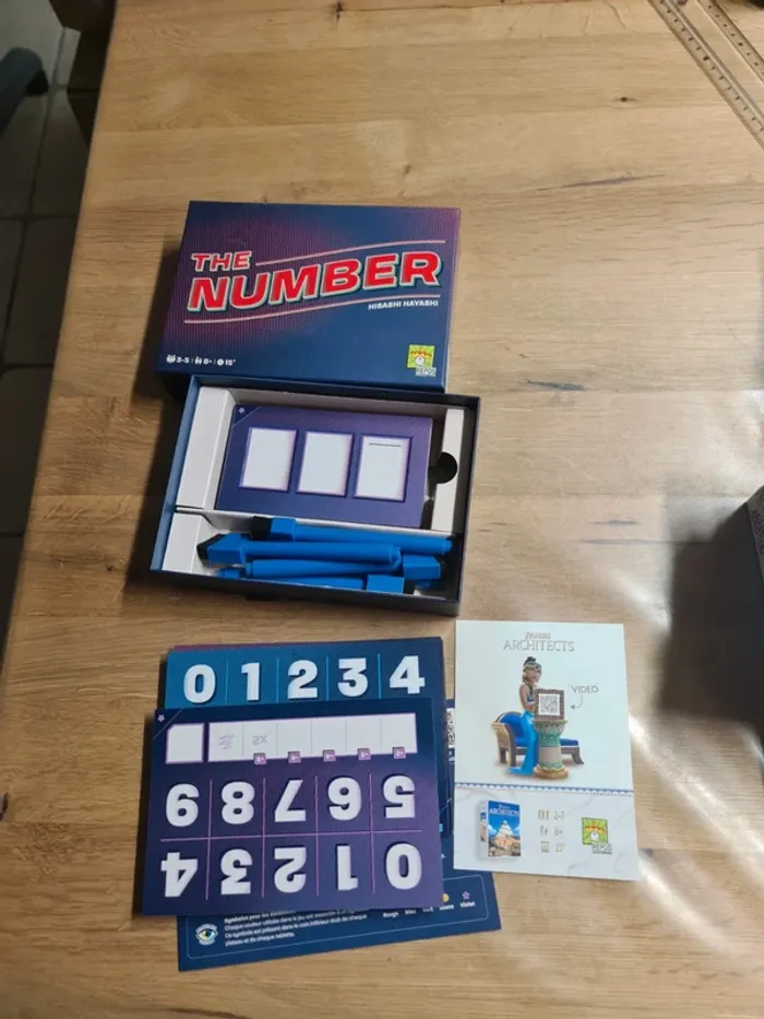 Proche du neuf jeu de société The Number des éditions Repos Production