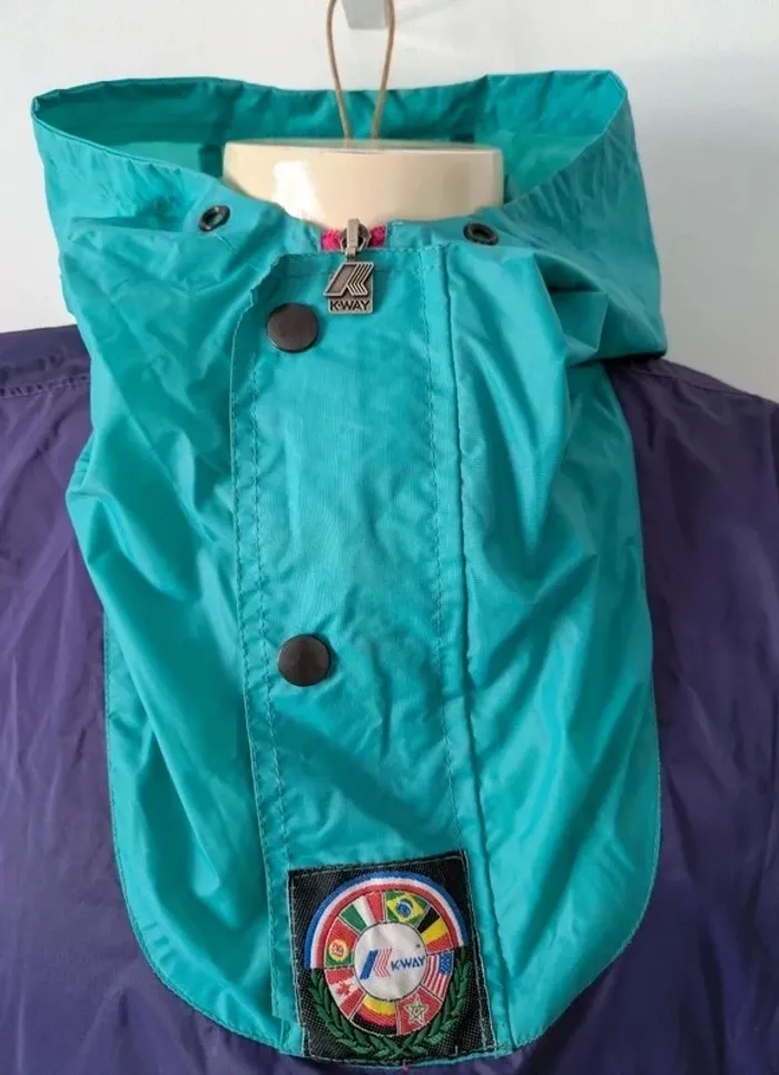 Veste vintage - K-way - taille M - photo numéro 2