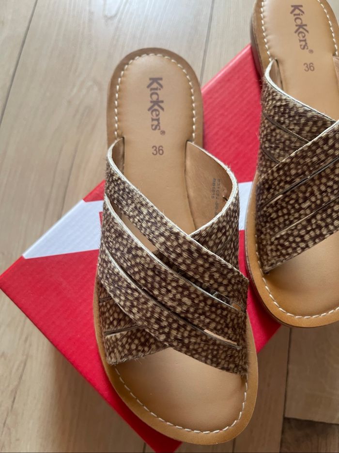 Claquettes femme kickers - photo numéro 2