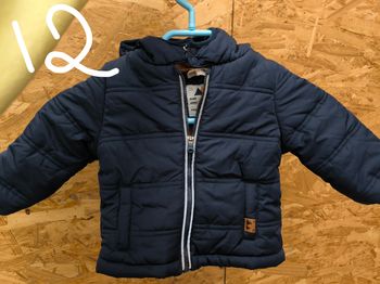 Doudoune bleu marine 12 mois
