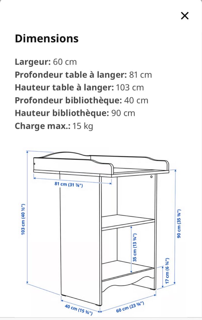 Table à langer - photo numéro 4