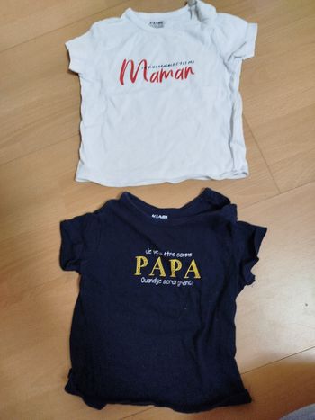 Lot Tshirt manche courte
