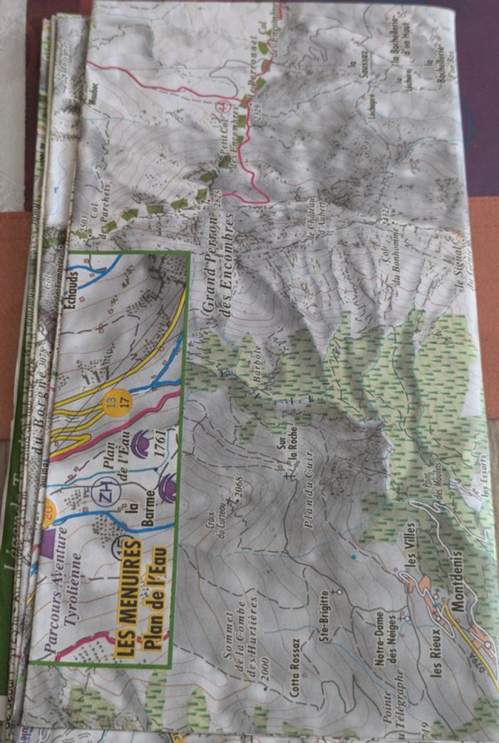 Carte vallée des Belleville - photo numéro 2