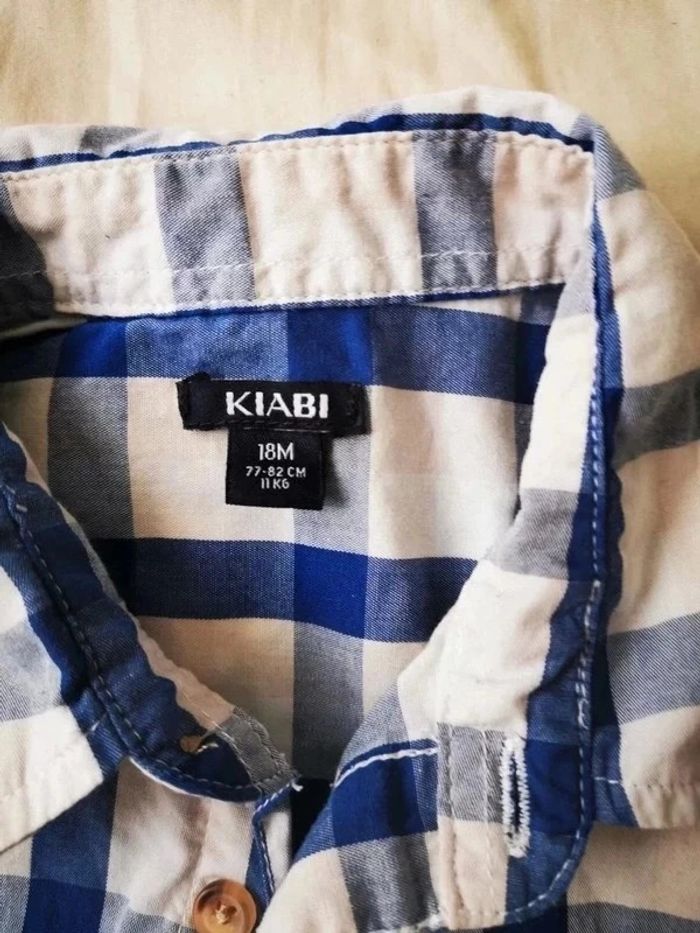 Chemise manche longue kiabi 18mois - photo numéro 3