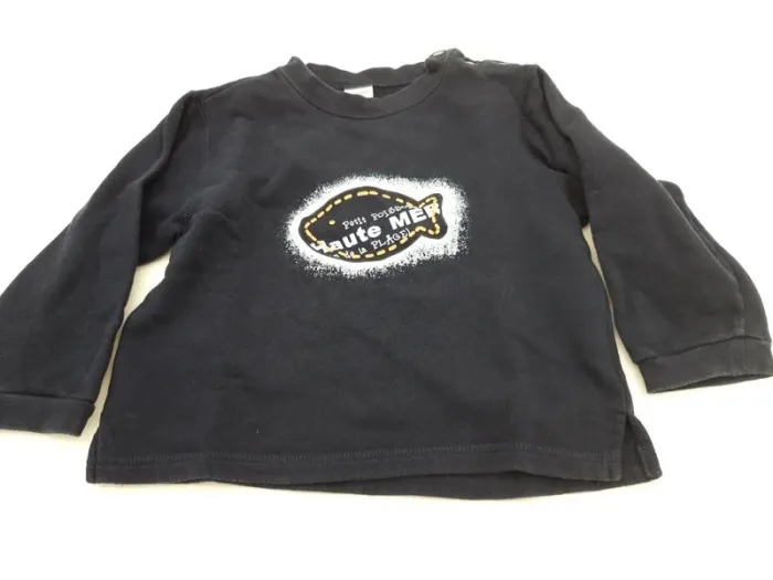 sweat marine garçon taille 3 ans
