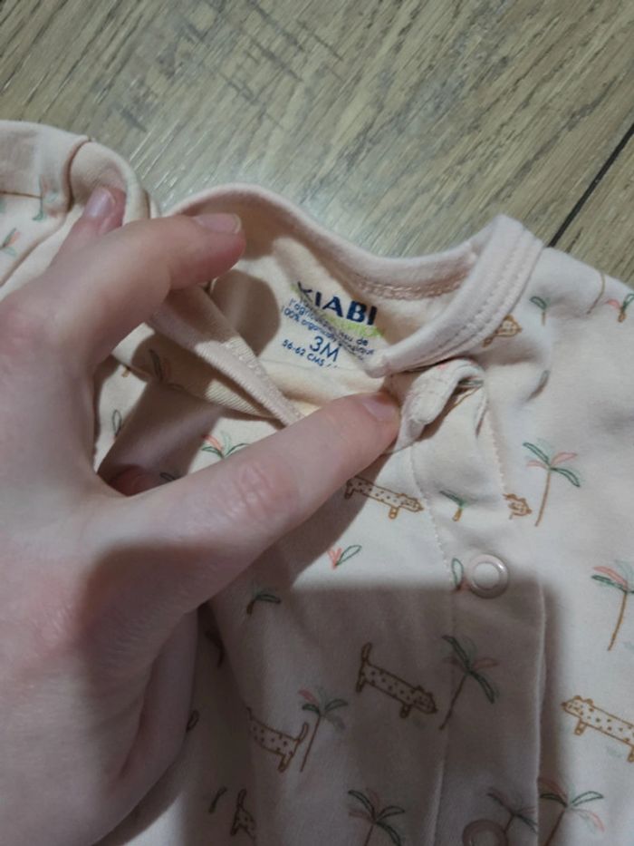 Lot de 6 pyjamas 3 mois fille - photo numéro 7