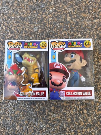 Lot de 2 pop super Mario 
