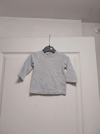 Tee-shirt manche longue bébé garçon 6 mois