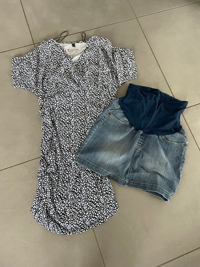 Lot grossesse maternité taille M - photo numéro 2