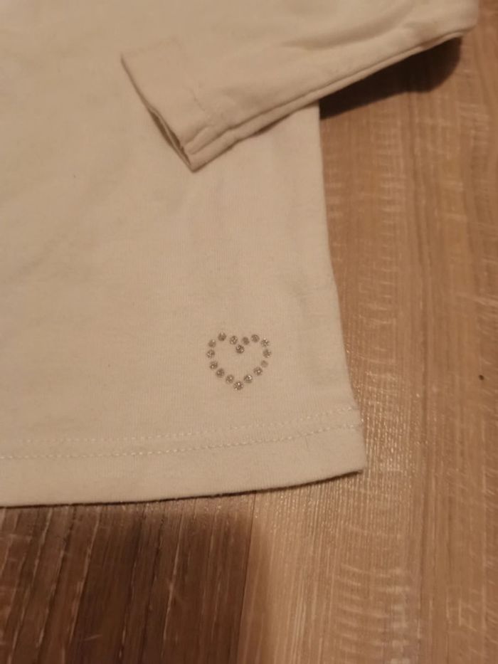 T-shirt manches longues blanc - photo numéro 2
