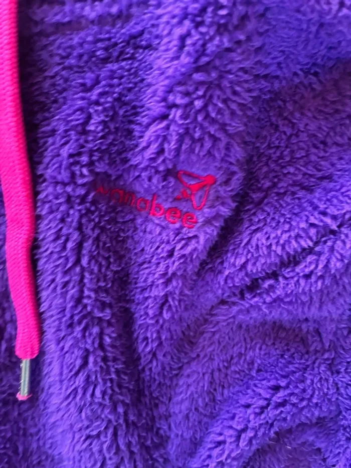 Veste polaire violette et rose - photo numéro 2