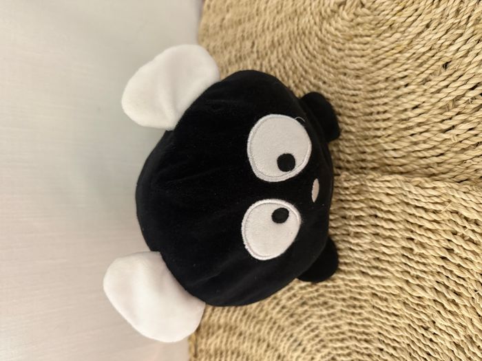 peluche Souris Panda reversible émotion tema sbabam blanc noir Marron Cat Plush - photo numéro 4