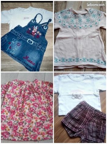 Lot robes et ensembles hiver fille taille 3 mois