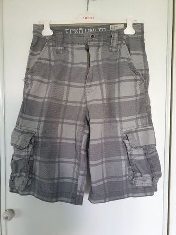 Short carreaux gris Ecko unltd 40