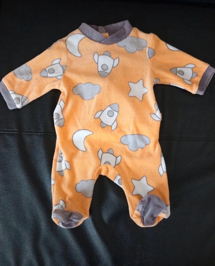 Pyjama bébé 1 mois Lune Étoile