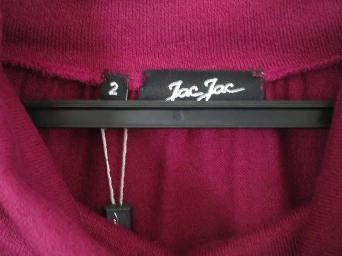 Pull prune col roulé manches 3/4 Jac Jac 38 NEUF - photo numéro 7