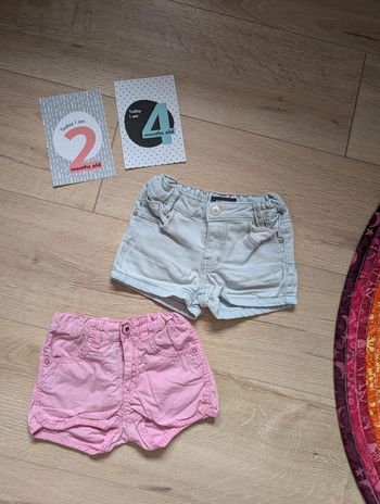 Lot 2 shorts in extenso 2 ans