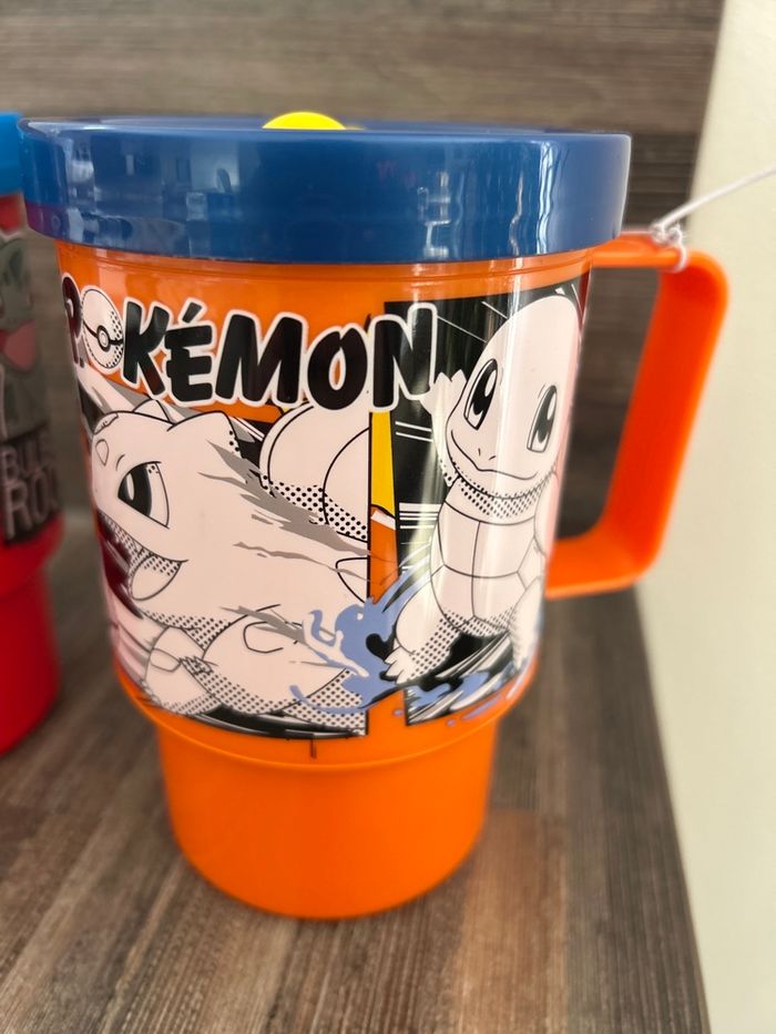 gobelet tasse avec paille en plastique Pokémon - photo numéro 4