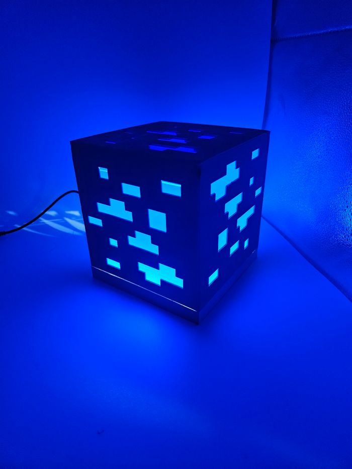 Lampe lumineuse à led minecraft - photo numéro 2