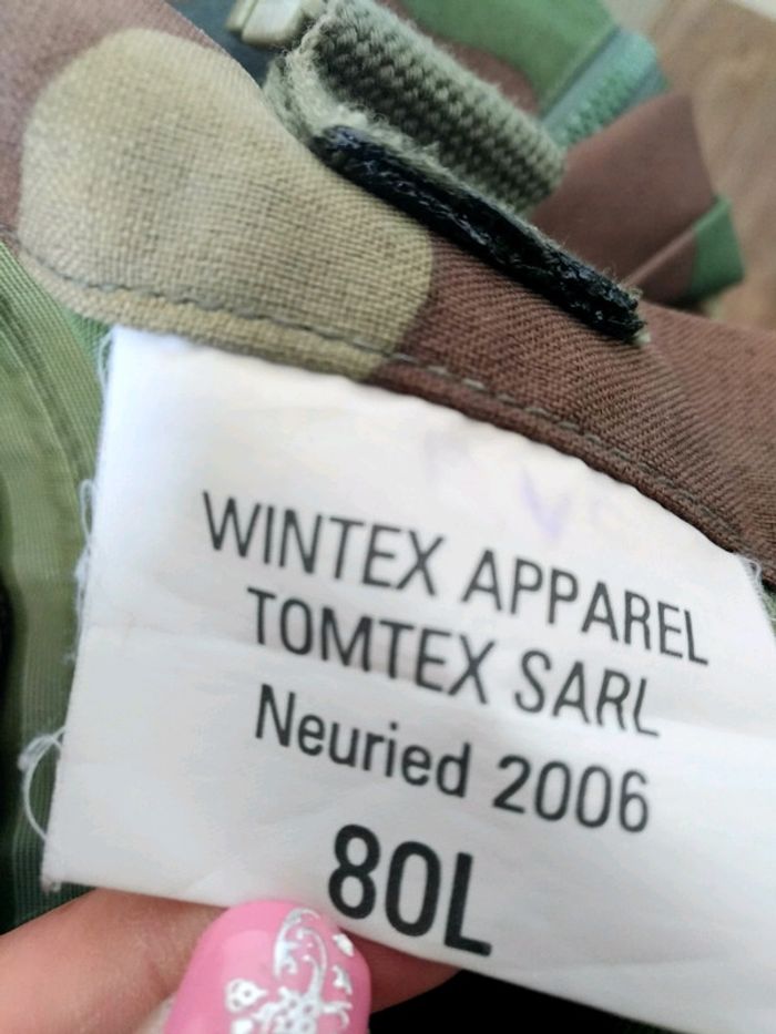 surpantalon de pluie treillis neuf
80L - photo numéro 10