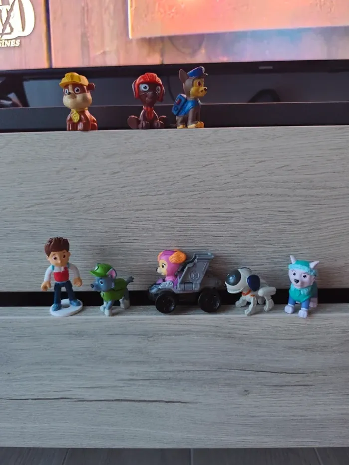 8 Figurines Pat patrouille