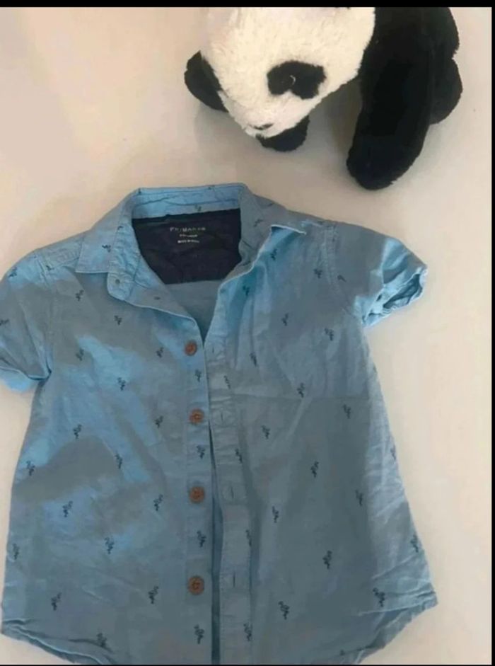 Chemise manche courte 2/3 ans primark