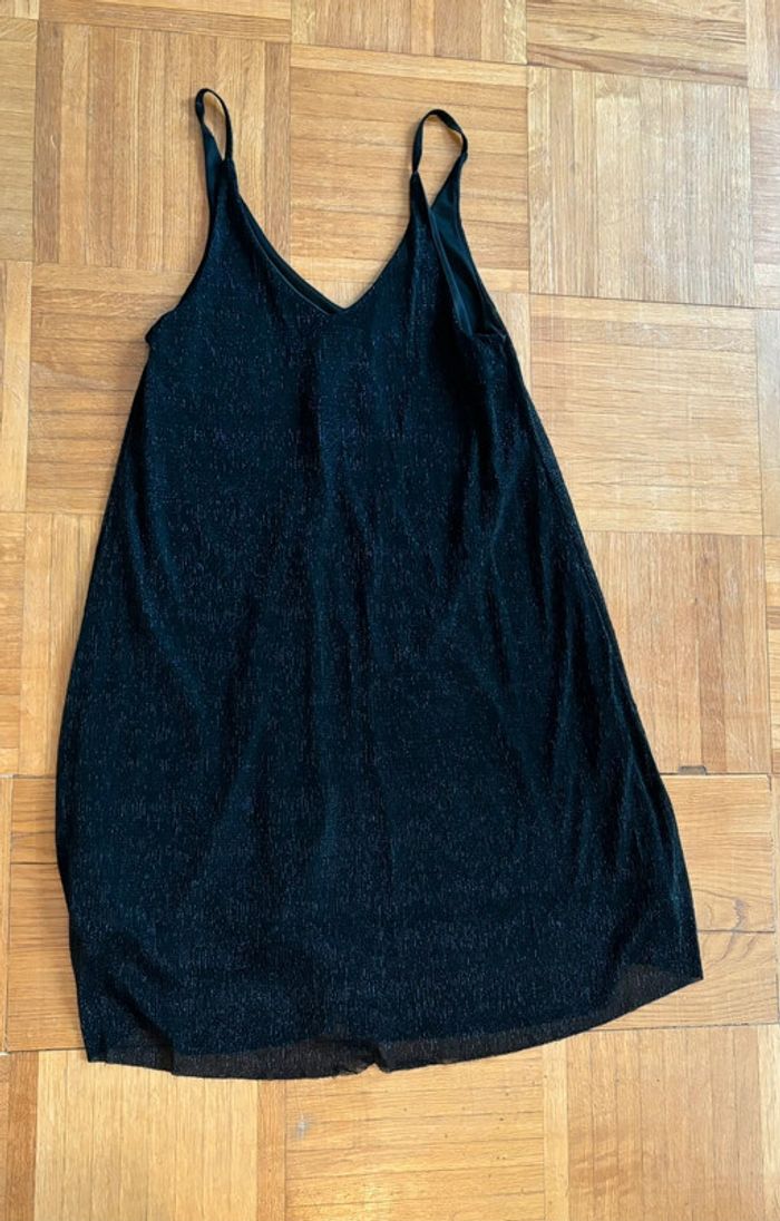 Robe pailletée noire Pimkie
