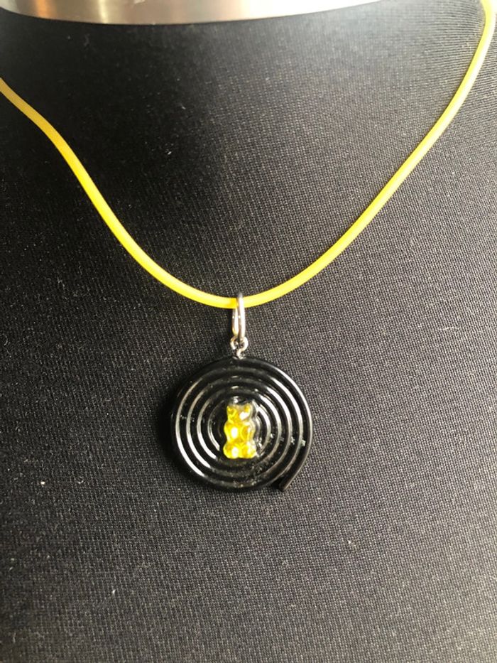 Collier bonbon réglisse et ourson Haribo