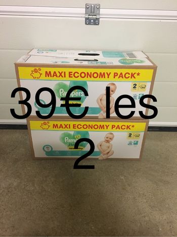 208 couches Pampers harmonie taille 2