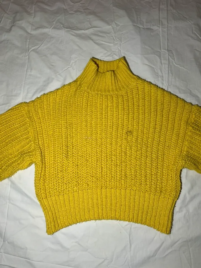 Pull jaune vintage