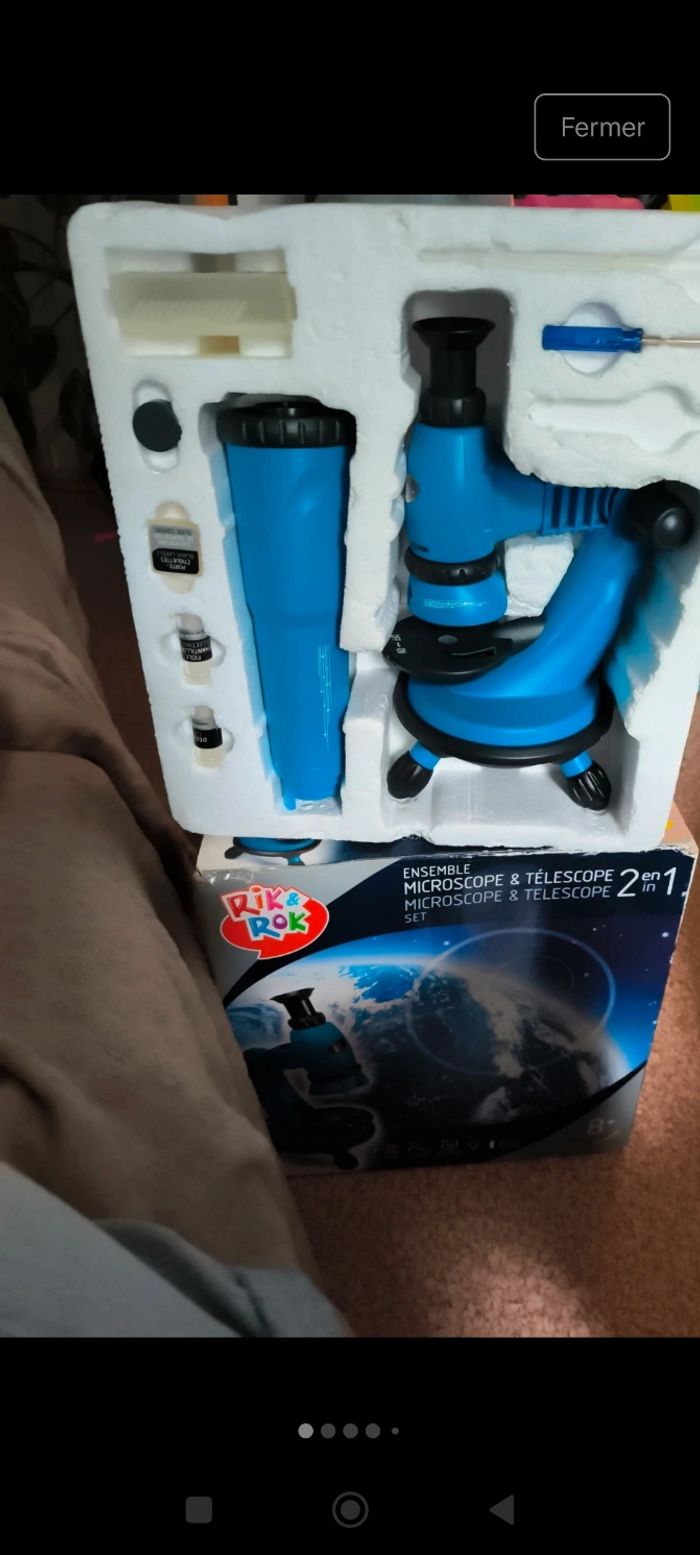 Microscope et télescope deux en un neuf