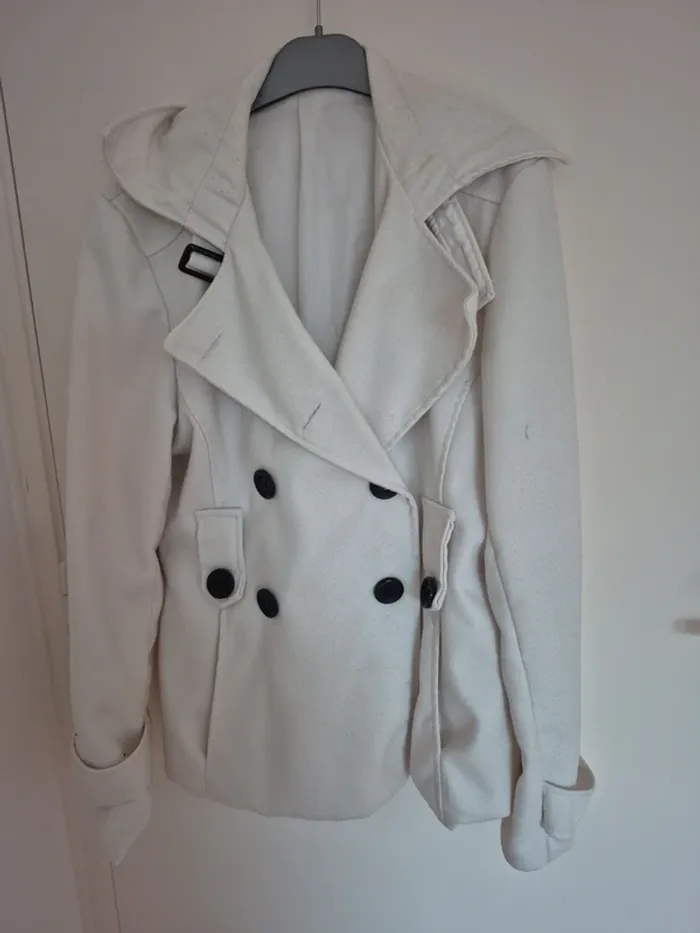 Manteau Blanc xl