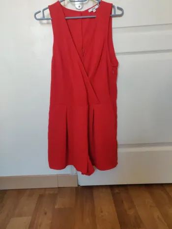 Combishort rouge