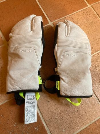 Gants de ski en cuir