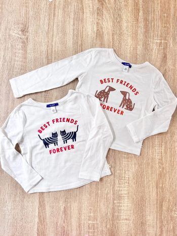2 t-shirts fille