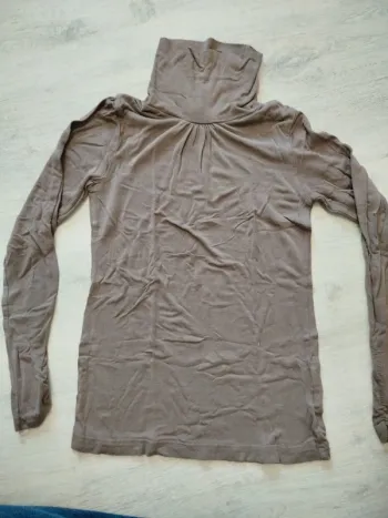 T-shirt col roulé caprice de fille 10 ans