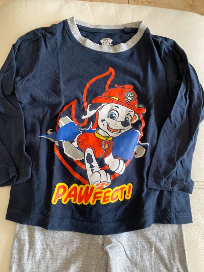 Pyjama paw patrol pat patrouille 98/104 - photo numéro 2