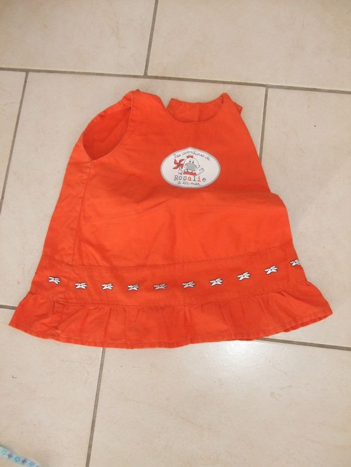 robe été orange 3m