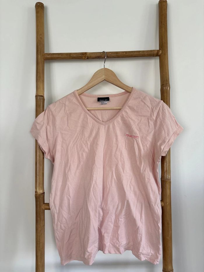 T-shirt rose pale vintage Reebok taille M