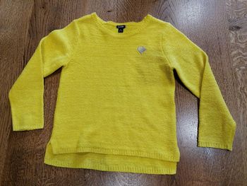 Pull jaune léger Kiabi fille 5 ans #espanolitinafille5ans