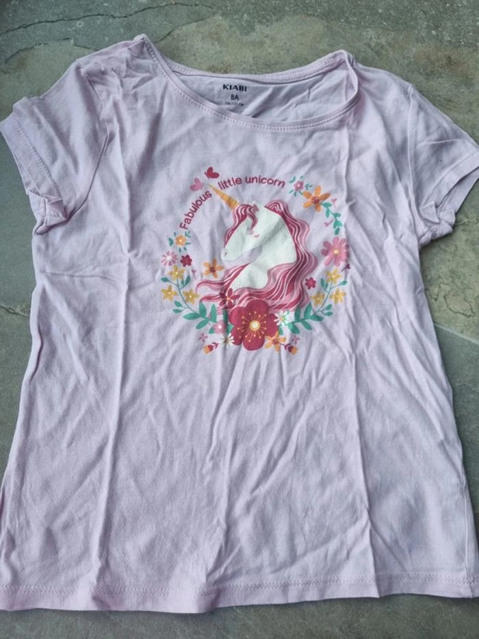 T shirt licorne - 8 ans - photo numéro 2