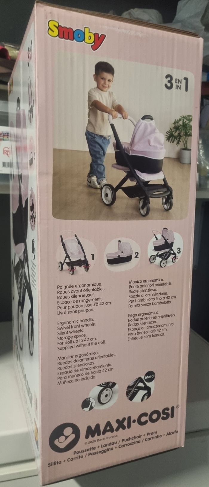 Maxi cosi 3en 1 smoby poussette landau - photo numéro 2