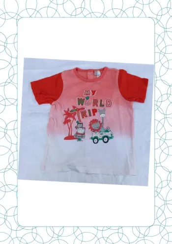 Tee shirt manches courtes 9 mois Orchestra bébé