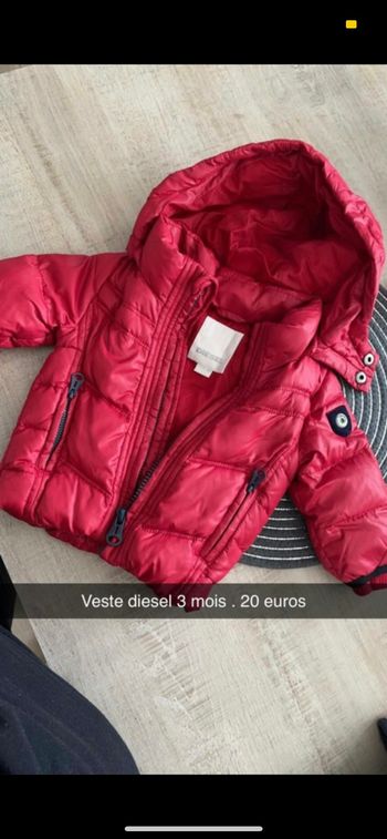 Doudoune diesel  taille 62/68