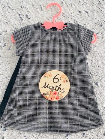 Robe Bébé Grise 6 mois Grain de blé