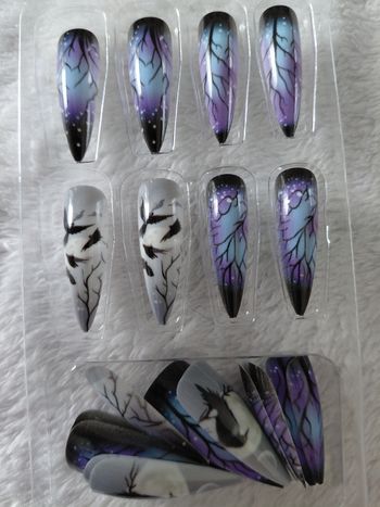 Faux ongles pour Halloween