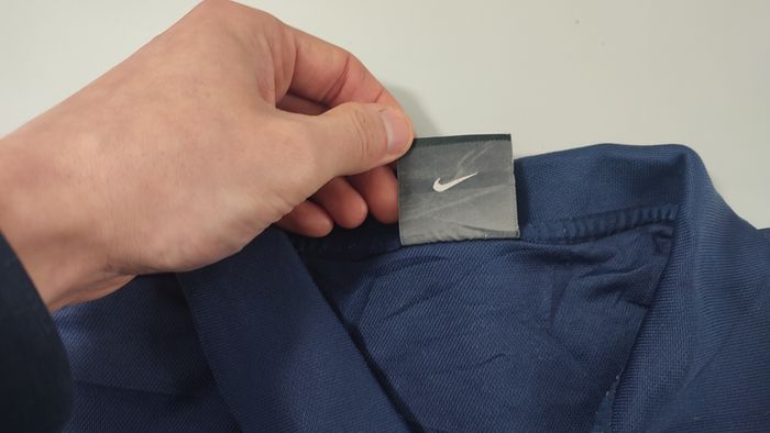 Vêtement vintage de marque Polo bleu Nike Nikegolf Dri-fit L #D84 - photo numéro 3
