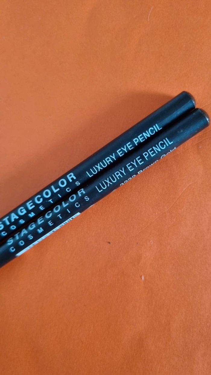 2 crayons khôl yeux maquillage marron - photo numéro 3